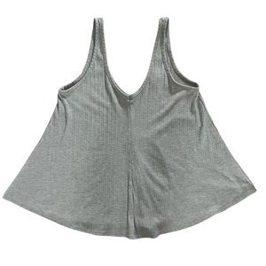 Wandering Dreams Gray Tank Top Sleeveless Flowy Sz L